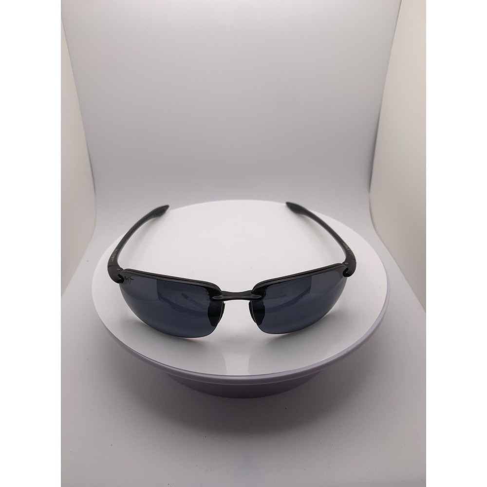 Maui Jim Hookipa MJ 407-02 Black Rimless MJ Sport Unisex 64-17-130